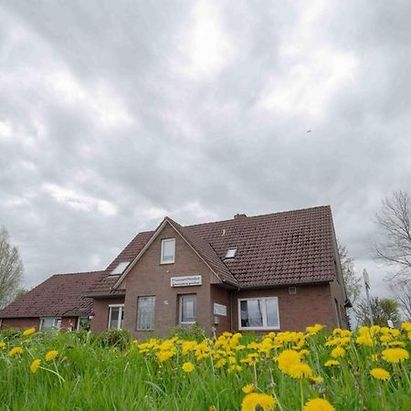 Hotel Pension Schienfatt Am Dornumersieler Tief Exterior foto